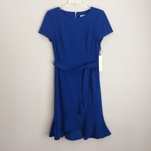Calvin Klein Asymmetrical Hem Dress Size 10